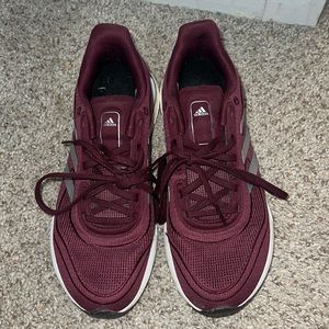 Maroon Adidas Running Shoes